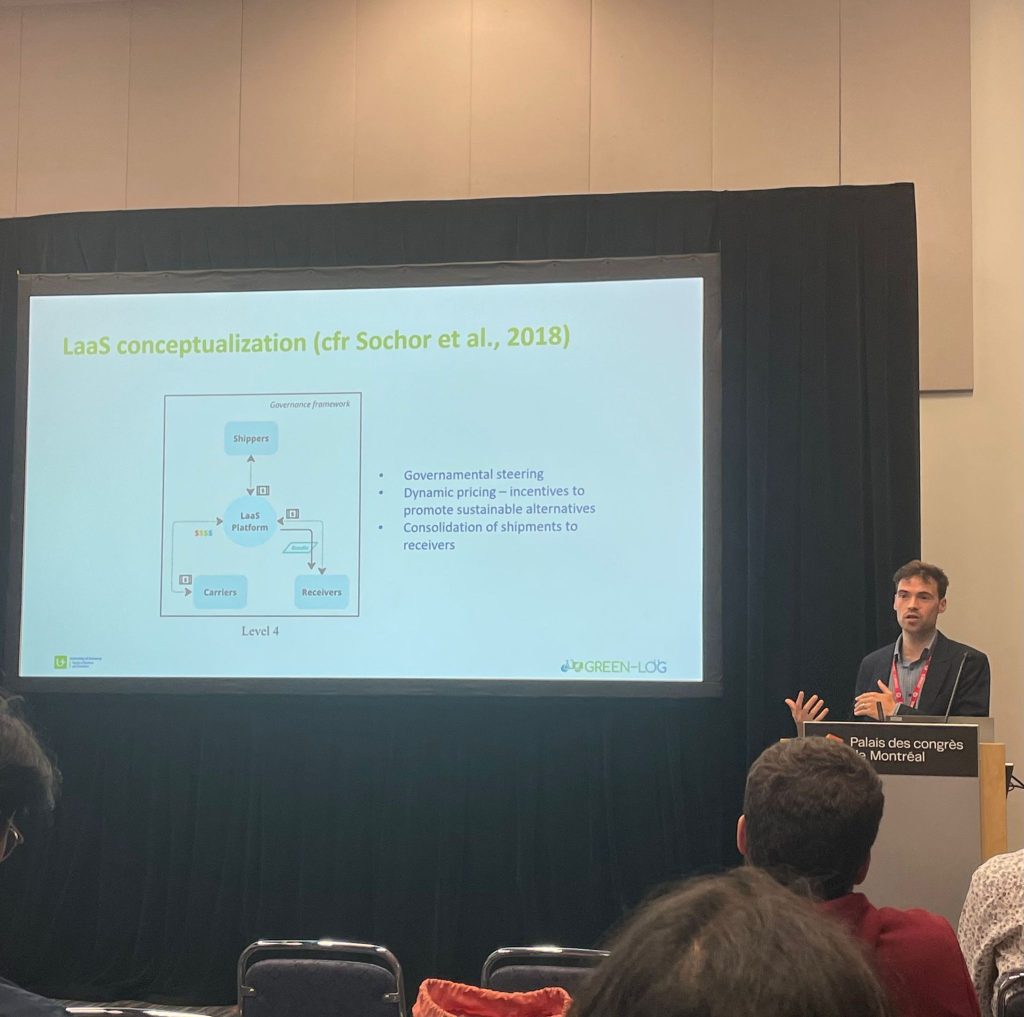 Wctr GREEN-LOG LaaS Concept Presented At The WCTR 2023 | Green-Log